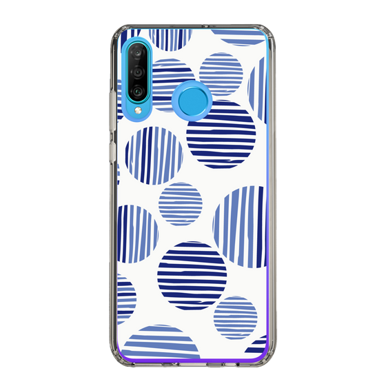 スリムプロテクションケース［ Nordic Dot - Blue ］