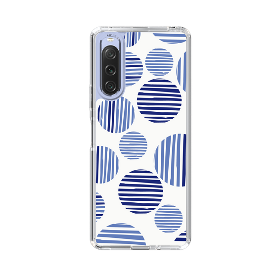スリムプロテクションケース［ Nordic Dot - Blue ］