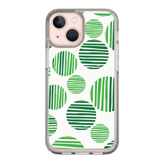 スリムプロテクションケース［ Nordic Dot - Green ］