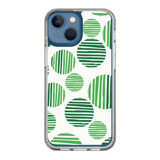スリムプロテクションケース［ Nordic Dot - Green ］