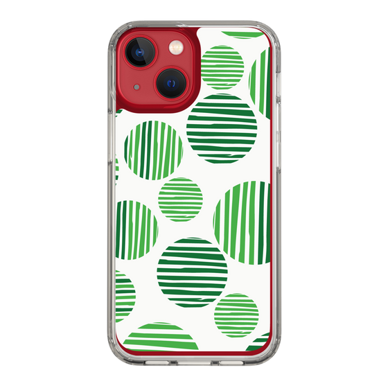 スリムプロテクションケース［ Nordic Dot - Green ］