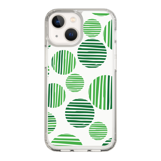 スリムプロテクションケース［ Nordic Dot - Green ］