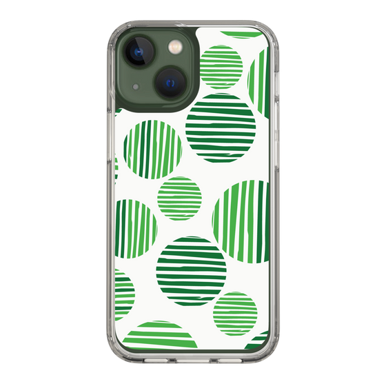 スリムプロテクションケース［ Nordic Dot - Green ］