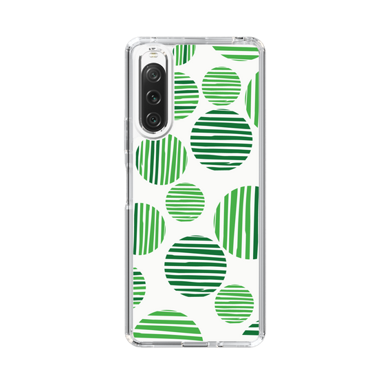スリムプロテクションケース［ Nordic Dot - Green ］