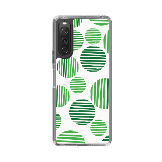 スリムプロテクションケース［ Nordic Dot - Green ］