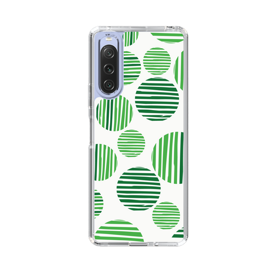 スリムプロテクションケース［ Nordic Dot - Green ］
