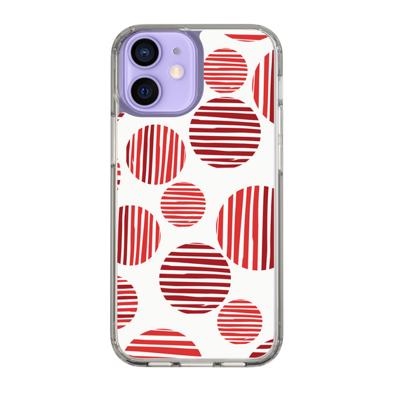 スリムプロテクションケース［ Nordic Dot - Red ］
