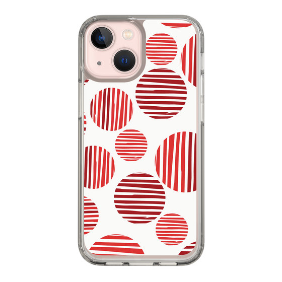 スリムプロテクションケース［ Nordic Dot - Red ］