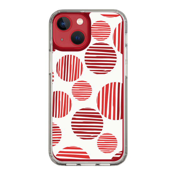 スリムプロテクションケース［ Nordic Dot - Red ］