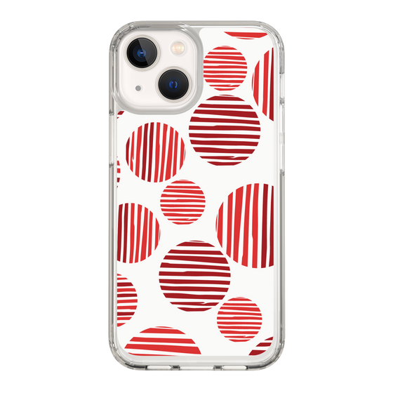 スリムプロテクションケース［ Nordic Dot - Red ］