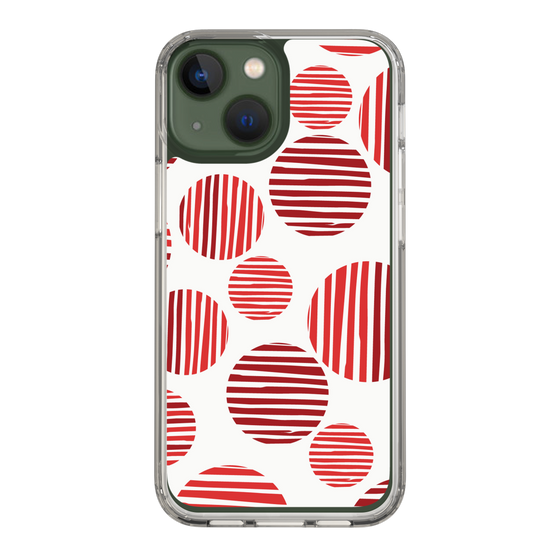 スリムプロテクションケース［ Nordic Dot - Red ］