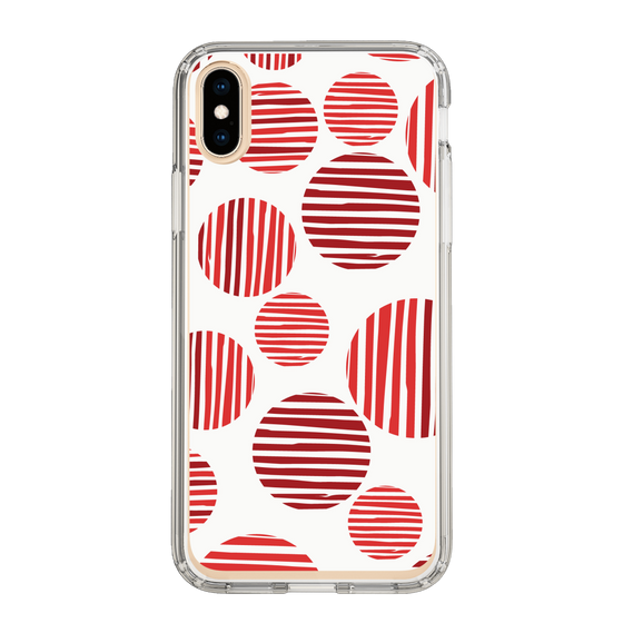 スリムプロテクションケース［ Nordic Dot - Red ］