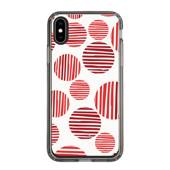 スリムプロテクションケース［ Nordic Dot - Red ］