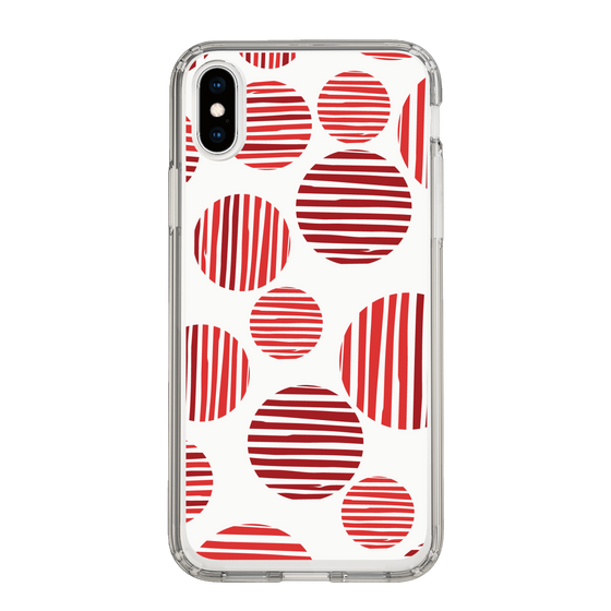 スリムプロテクションケース［ Nordic Dot - Red ］