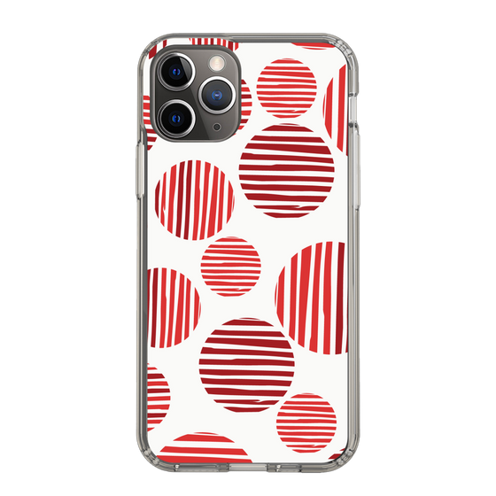 スリムプロテクションケース［ Nordic Dot - Red ］