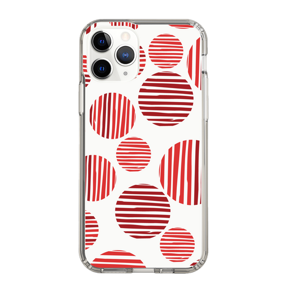 スリムプロテクションケース［ Nordic Dot - Red ］