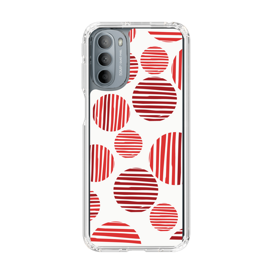 スリムプロテクションケース［ Nordic Dot - Red ］