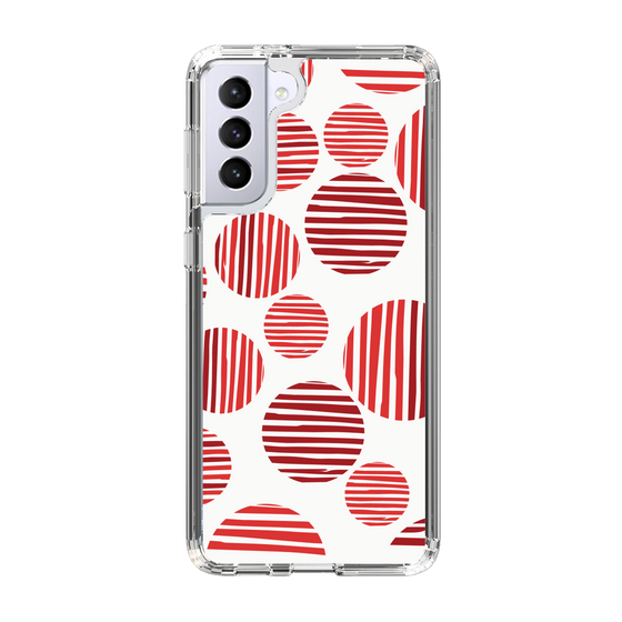 スリムプロテクションケース［ Nordic Dot - Red ］