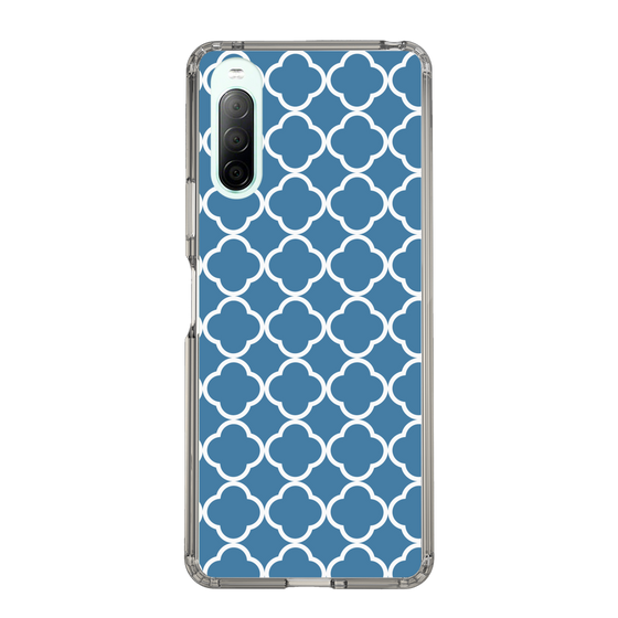 スリムプロテクションケース［ Moroccan2 - Blue ］