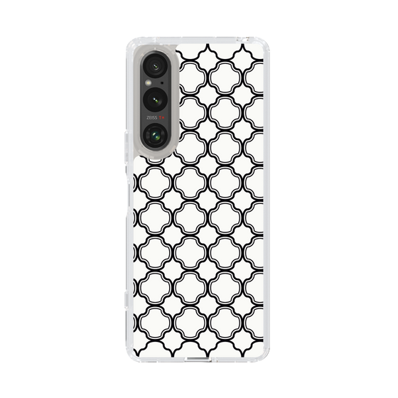 スリムプロテクションケース［ Moroccan3 - Black ］