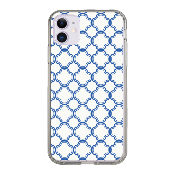 スリムプロテクションケース［ Moroccan3 - Blue ］