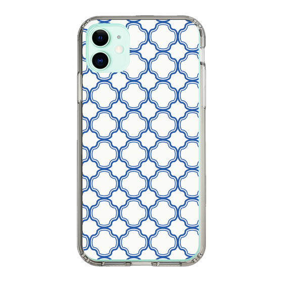 スリムプロテクションケース［ Moroccan3 - Blue ］