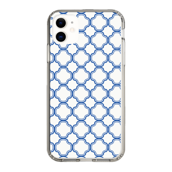 スリムプロテクションケース［ Moroccan3 - Blue ］