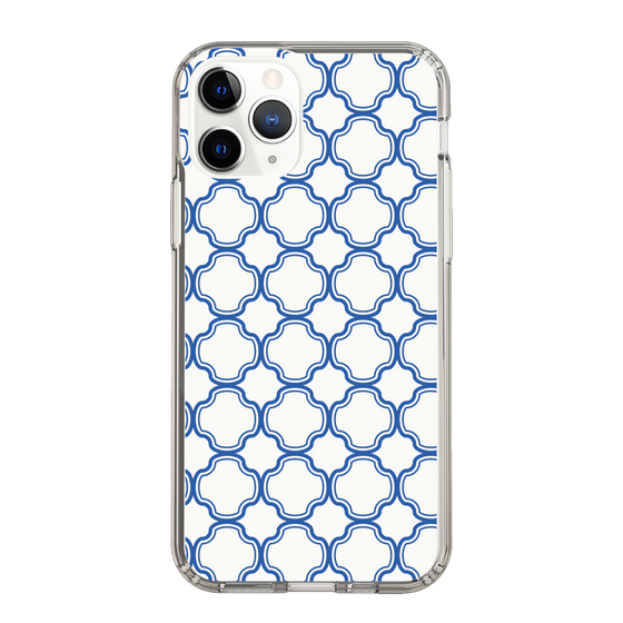 スリムプロテクションケース［ Moroccan3 - Blue ］
