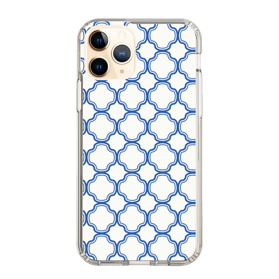 スリムプロテクションケース［ Moroccan3 - Blue ］