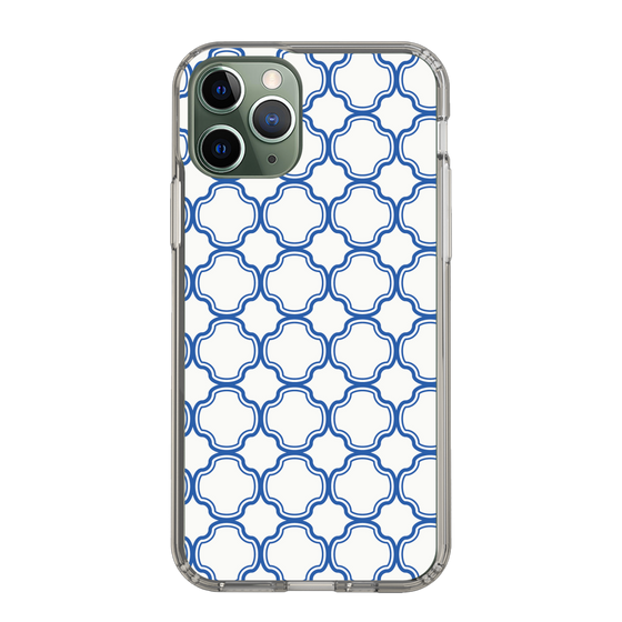 スリムプロテクションケース［ Moroccan3 - Blue ］