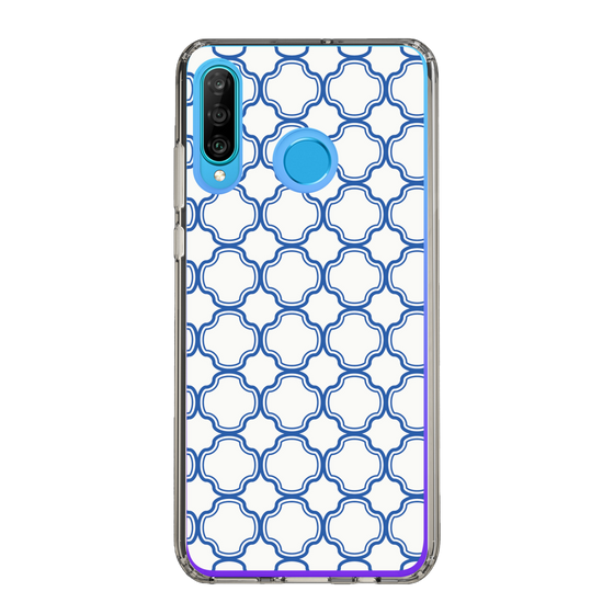 スリムプロテクションケース［ Moroccan3 - Blue ］