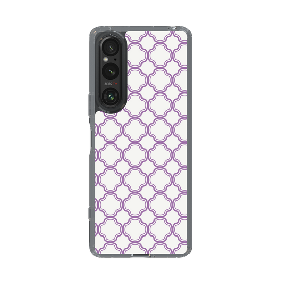 スリムプロテクションケース［ Moroccan3 - Purple ］