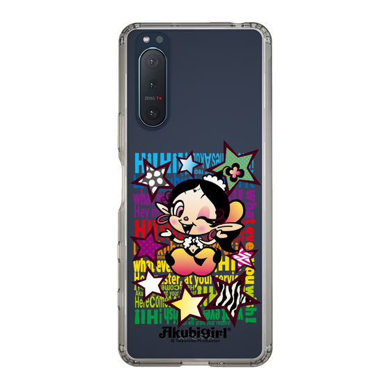 スリムプロテクションケース［ アクビガール - スター ］