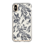 スリムプロテクションケース［ LAGUNAMOON - ボタニカルジャガード - White×Black ］