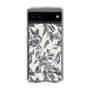 スリムプロテクションケース［ LAGUNAMOON - ボタニカルジャガード - White×Black ］
