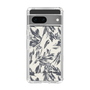 スリムプロテクションケース［ LAGUNAMOON - ボタニカルジャガード - White×Black ］