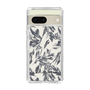スリムプロテクションケース［ LAGUNAMOON - ボタニカルジャガード - White×Black ］
