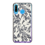 スリムプロテクションケース［ LAGUNAMOON - ボタニカルジャガード - White×Black ］