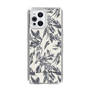スリムプロテクションケース［ LAGUNAMOON - ボタニカルジャガード - White×Black ］