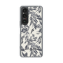スリムプロテクションケース［ LAGUNAMOON - ボタニカルジャガード - White×Black ］