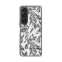 スリムプロテクションケース［ LAGUNAMOON - ボタニカルジャガード - White×Black ］