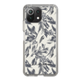 スリムプロテクションケース［ LAGUNAMOON - ボタニカルジャガード - White×Black ］
