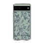 スリムプロテクションケース［ LAGUNAMOON - ボタニカルジャガード - Clear×Black ］