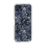 スリムプロテクションケース［ LAGUNAMOON - ボタニカルジャガード - Clear×Black ］