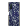 スリムプロテクションケース［ LAGUNAMOON - ボタニカルジャガード - Clear×Black ］
