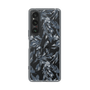 スリムプロテクションケース［ LAGUNAMOON - ボタニカルジャガード - Clear×Black ］