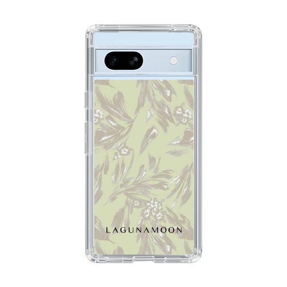 スリムプロテクションケース［ LAGUNAMOON - ボタニカルジャガード - White×Beige ］