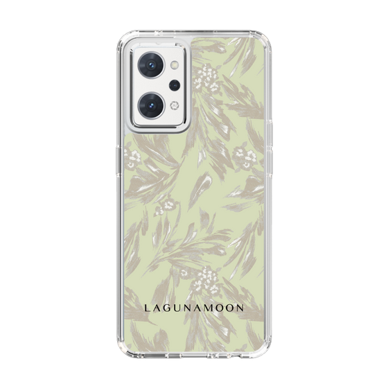 スリムプロテクションケース［ LAGUNAMOON - ボタニカルジャガード - White×Beige ］