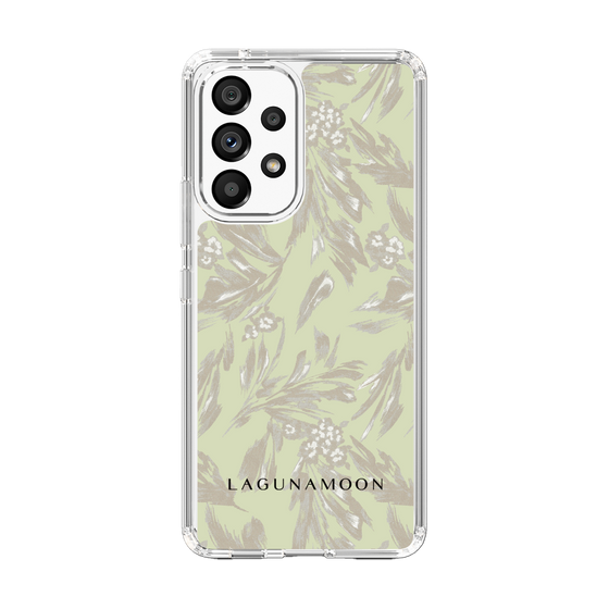 スリムプロテクションケース［ LAGUNAMOON - ボタニカルジャガード - White×Beige ］