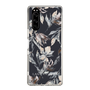スリムプロテクションケース［ LAGUNAMOON - ニュアンスフラワー - Navy ］